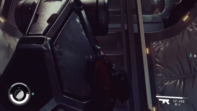 Starfield (No Mods) custom ship - Crimson Falcon tour