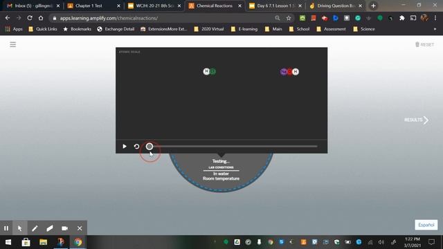 Chemical Reaction Simulation