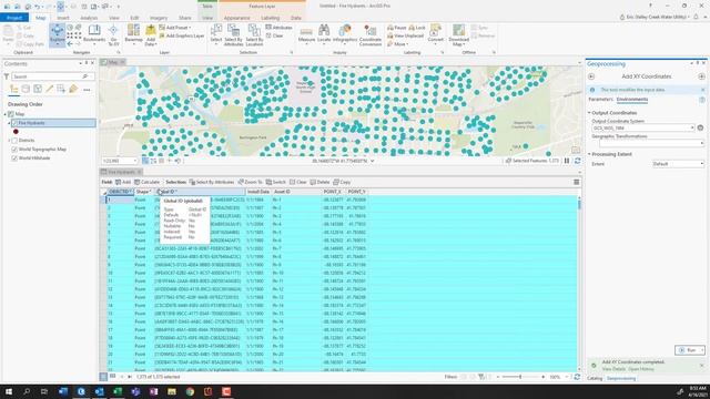 Calculate XY Coordinates and Export to Excel