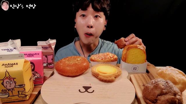 SUB)ASMR 빠리바게트 빵모음 리얼사운드 먹방 Paris Baguette Bread realsound eatingshow