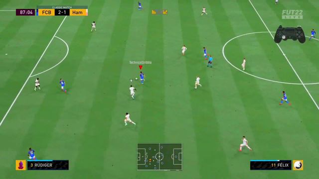 FIFA 22 LEFT STICK DRIBBLING