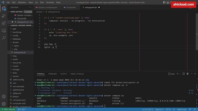 Laravel Docker Nginx  PHP-FPM  op_cache
