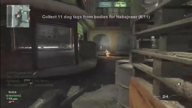 Skyrim: Call of Duty Quest (MW3 Knife Only Killstreak Gameplay)