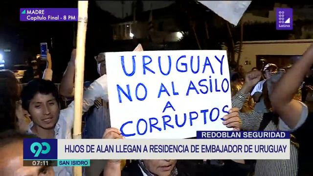 Alan García: Cámara de Latina captó a expresidente en residencia de embajador de Uruguay