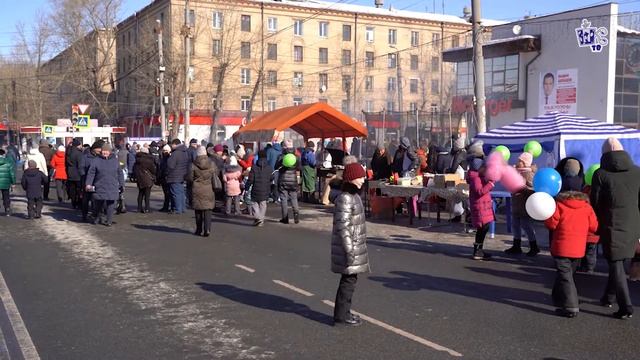 Масленичные гуляния в  Металлургическом районе