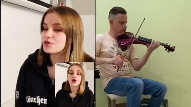 Watermelon Sugar -cover vocal & violin (loop station)