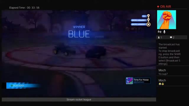Rocket league live with PS4