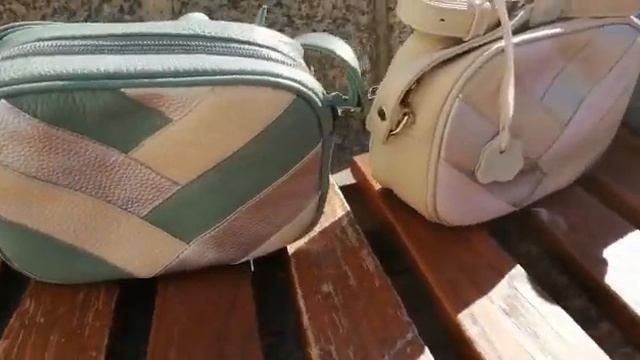 Сумочка кросс боди натуральная кожа