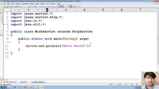 27 HTML to servlet communication using hyperlink |Adv Java Servlet Programming Tutorial advance jav