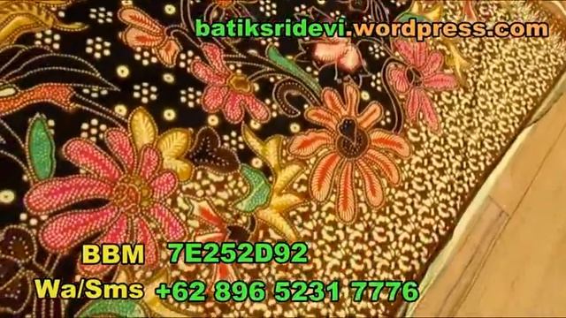 BATIK SOLO CANTIK - Sridevi Cap Printing Tulis Online Murah - Model Seragam Kantor [HD]