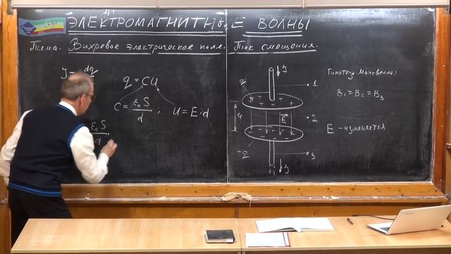 Урок 383. Вихревое электрическое поле. Ток смещения