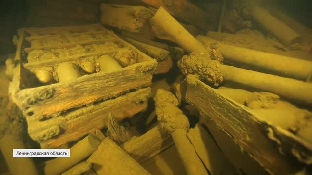 На дне Ладожского озера обнаружили деревянную баржу, пролежавшую под водой больше 80 лет