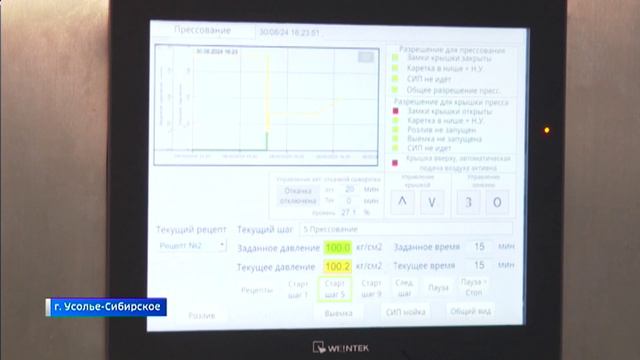 Новый цех по производству полутвердого сыра открылся на базе Усольского молочного завода