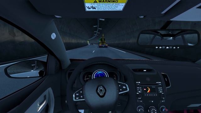 POV RENAULT MEGANE│REAL LIFE DRIVING│EURO TRUCK SIMULATOR 2