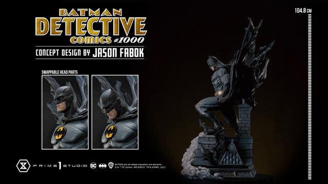 BATMAN CONCEPT DESIGN BY JASON FABOK  (DC COMICS) 360°View - Prime1Studio