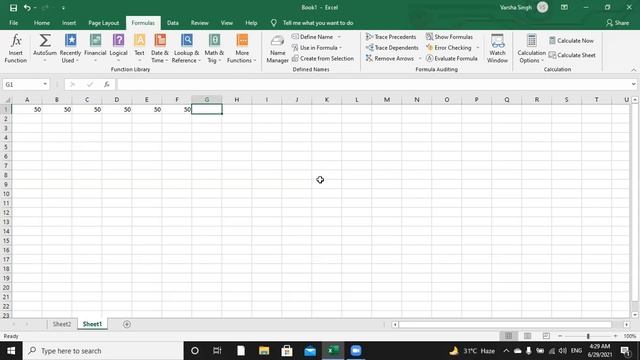 Learn to use Define Name feature of excel with screen reader.