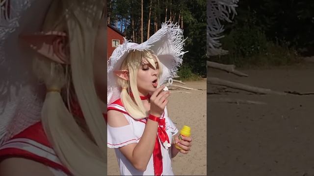 Косплей на Кли из геншин импакт