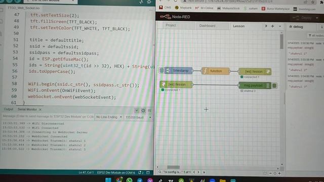 ESP32 Web Socket