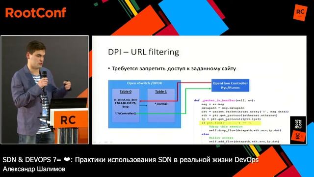 SDN & DEVOPS ?= ❤: Практики использования SDN / Александр Шалимов (ЦПИКС, МГУ)