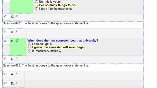 longman toeic test 3- answer part 2 :question and respond
