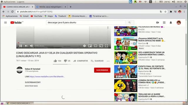 Descargar java 8 para ubuntu Facil Rapido