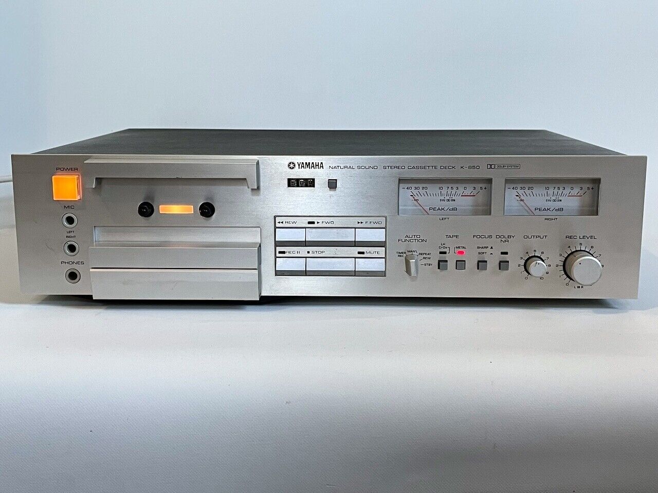 Винтажная кассетная дека Yamaha K-850-Япония-1980-год