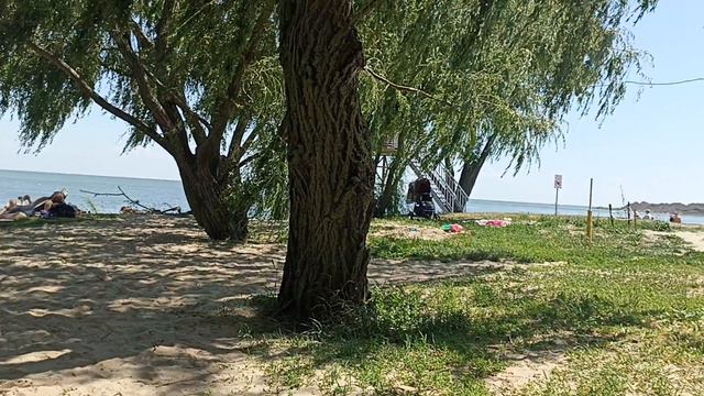 Прогулка по пляжу.