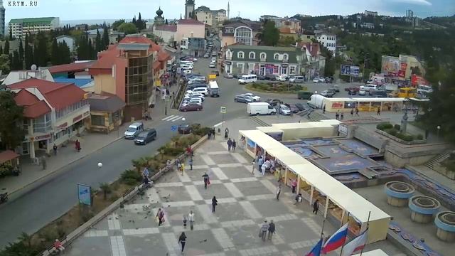 Вебкамера "Площадь Советская". Запись 11.05.2016 12:00:01