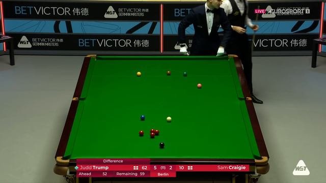 MATCH ENDING Judd Trump Vs Sam Craigie 🎱 | 2024 German Masters Semi-Final Highlights