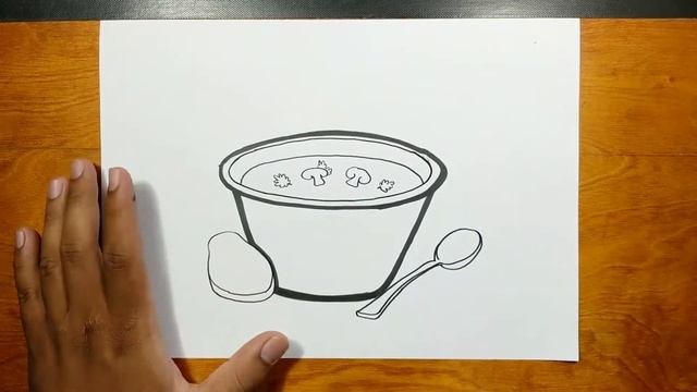 How To Draw A Soup Soup