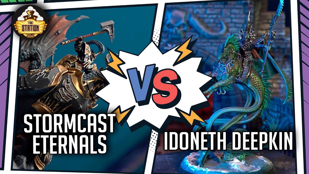 Idoneth Deepkin vs Stormcast Eternals  Репорт  Age of Sigmar  2000 pts