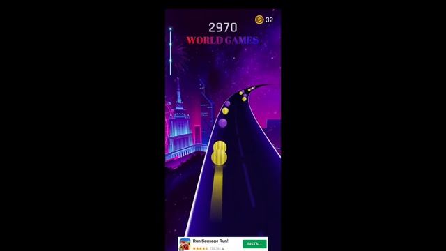 Dancing Road - LVL 1-10 - Gameplay Walkthrough