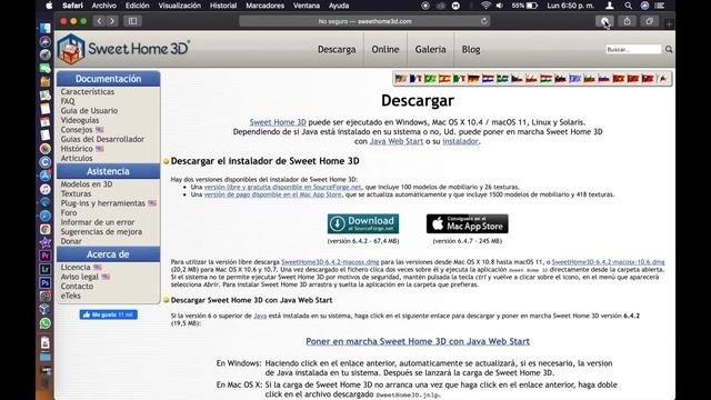 Instalar SWEET HOME 3D