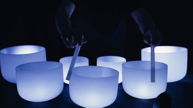 Soothing 432 Hz Crystal Singing Bowls For A Healing Sound Bath.