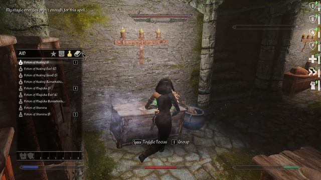 Skyrim Requiem - Barbarian Illusionist vs. Mages at Fellglow Keep