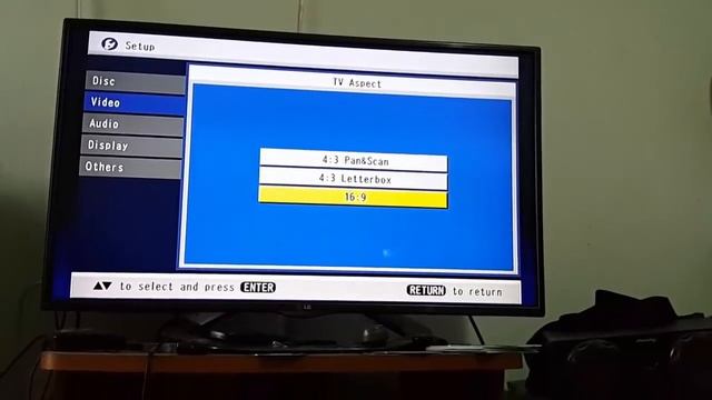 PANASONIC DVD PLAYER DVD-S27  SETUP เซตอพเมนเครองเลนดวดพานาโซนค