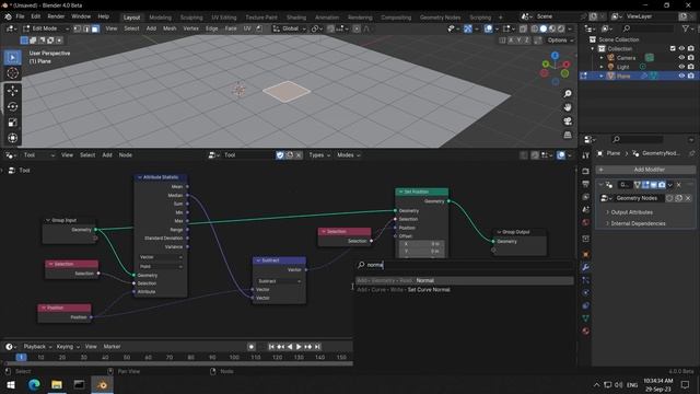 Tutorial how to create circle holes in Blender 4 beta and new Geometry Nodes Tool type [71n60IZ_MfQ]