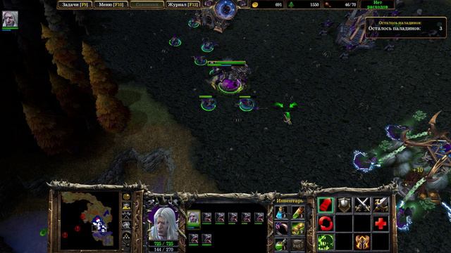Warcraft III Reforged. Нежить - Путь Проклятых. Глава 2: Прах к праху (макс. сложность)