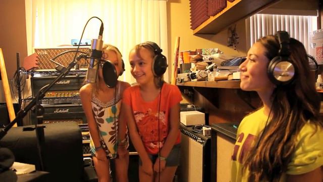 Chantelle Barry- Recording 'Say Hello' (with Sammy & Ashley)