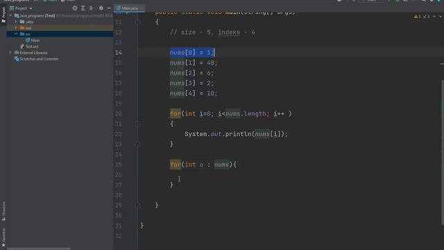 19 - Java Dasturlash Tili. Massivlar - Array