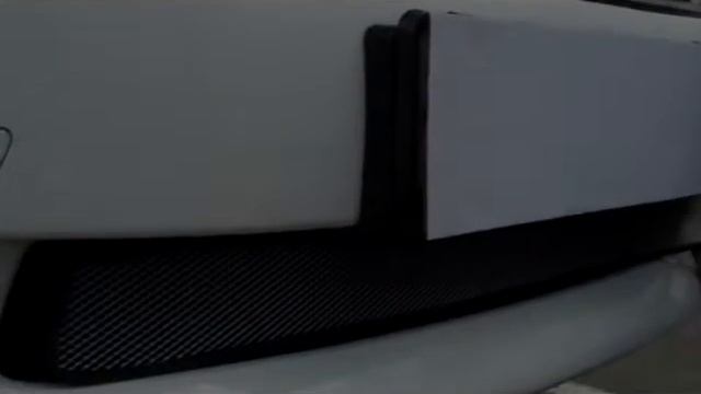 Установка  защиты радиатора RAV 4 хром