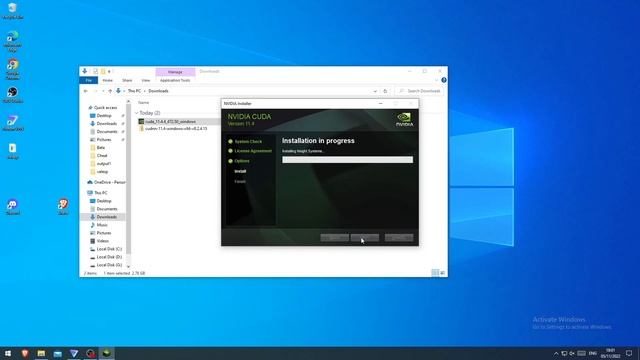 CUDA Toolkit and cuDNN install