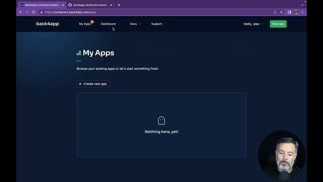 Moving a simple Website to Back4App Containers