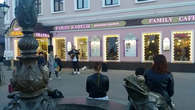 Казань. Ул Баумана - Вечерняя прогулка (уличная музыка)