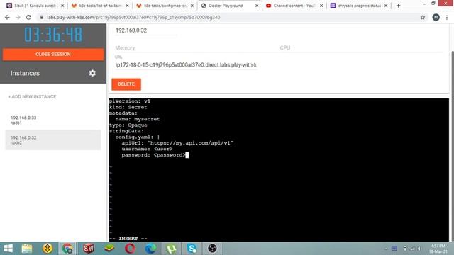 managing secrets using kubectl(Suboor)