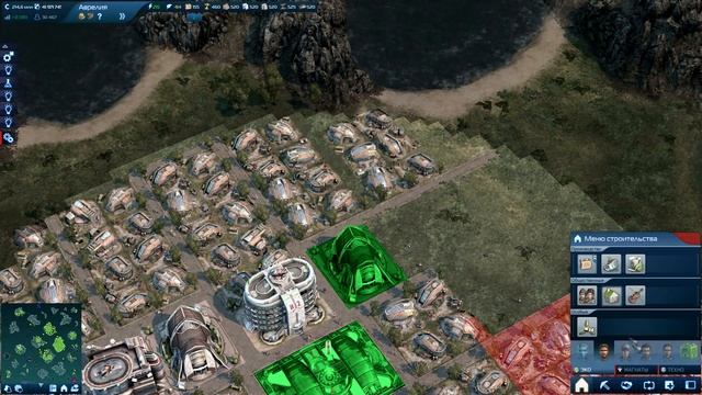 Anno 2070 Deep Ocean ГАЙД, постройка города на большом острове.