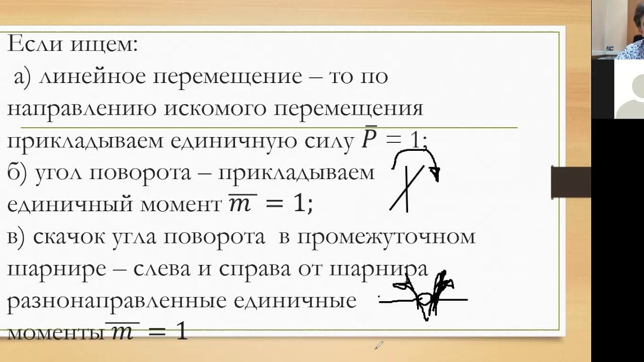 Определение перемещений методом Мора общие понятия
