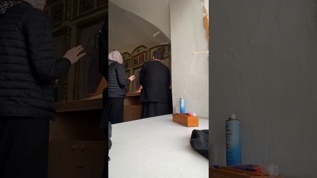 Милость мира Киевская (С. Смоленского) на литургии Св. Василия Великого