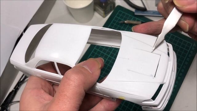 Aoshima 1/24 JZX100 Drift Style アオシマ1/24 JZX100マーク２製作 Part1 ボディの製作01