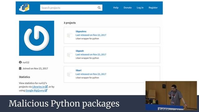 Security in open source projects
